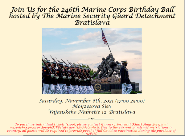246th US Marine Corps Birthday Ball